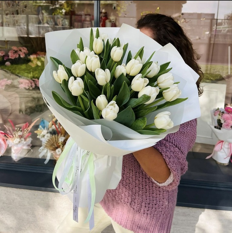 Bukiet "Tulipan biały"