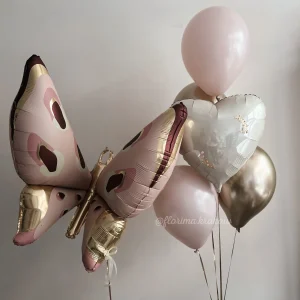 Zestaw balonów #120 balon Motyl i bukiet balonów