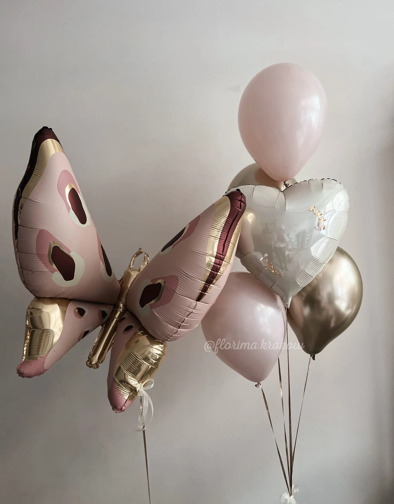 Zestaw balonów #120 balon Motyl i bukiet balonów