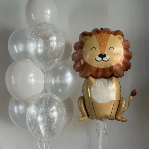 Zestaw balonów #130 balon Lew i bukiet balonów
