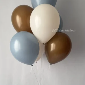 Bukiet balonów #326 niebiesko-pastelowy