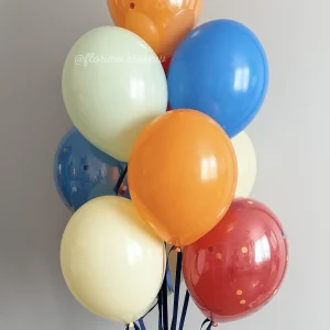 Bukiet balonów #247 różnokolorowych z konfetti