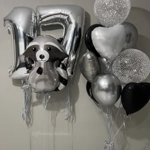 Zestaw balonów #136 balon Szop, bukiet balonów i cyfry
