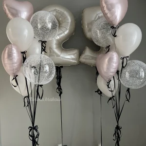 Zestaw balonów #241 cyfry i bukiety balonów z Bubbles
