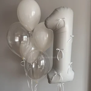 Zestaw balonów #270 biały na Roczek