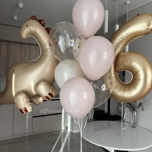 Zestaw balonów #293 z dinozaurem