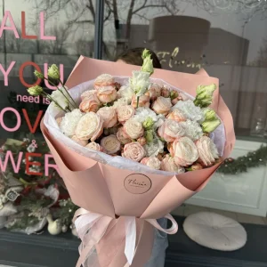 Bukiet "Bombastic i eustoma"