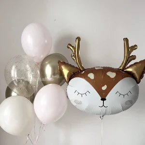 Zestaw balonów #186 balon Jelonek i bukiet balonów
