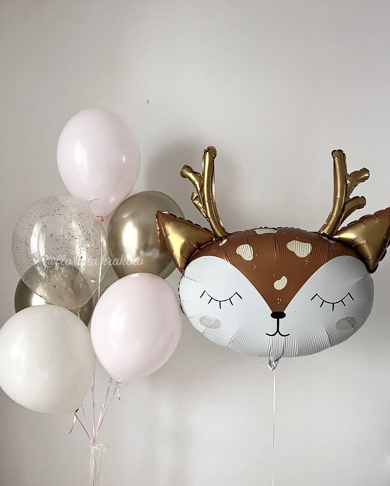 Zestaw balonów #186 balon Jelonek i bukiet balonów