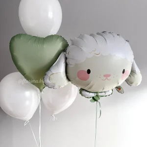 Zestaw balonów #170 balon Owieczka i bukiet balonów