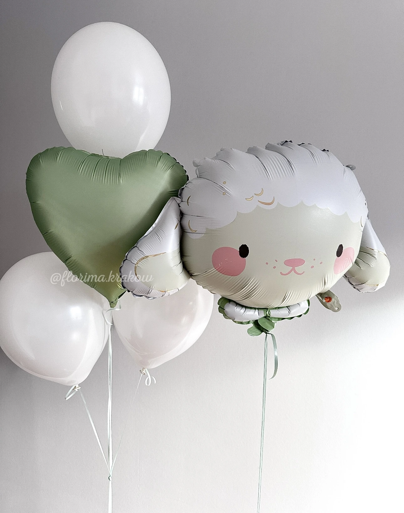 Zestaw balonów #170 balon Owieczka i bukiet balonów