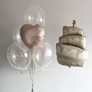 Zestaw balonów #199 Tort i bukiet balonów