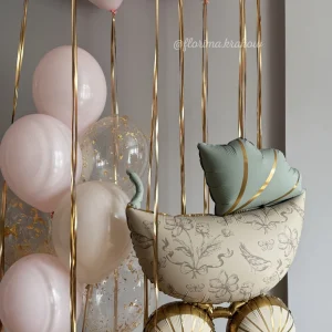 Zestaw balonów #194 Wózek i lateksowe balony