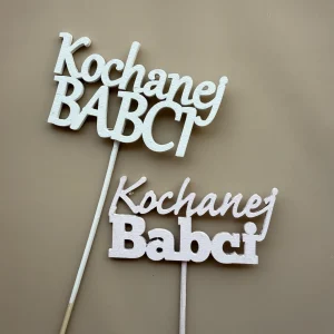 Patyczek do bukieta "Kochanej Babci"