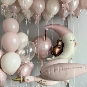Zestaw balonów #300 na powitanie córeczki