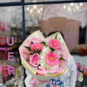 Bukiet #72 hortensja i gerbera