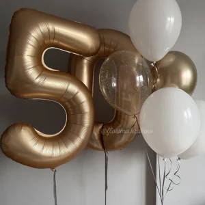 Zestaw balonów #233 cyfry i bukiet balonów