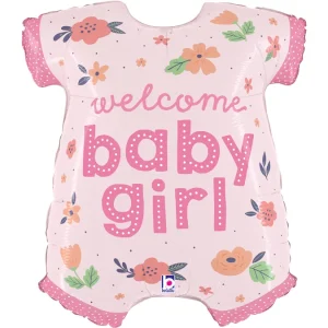 Balon foliowy w kształcie dziecięcego body Baby Girl