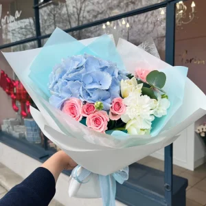 Bukiet "Hortensja blue mix"