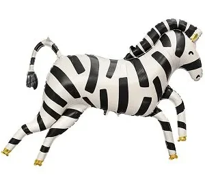 Balon foliowy Zebra