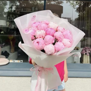 Bukiet "Peony pink"