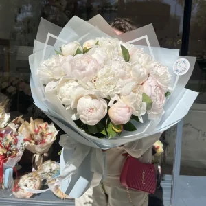 Bukiet "Peony white"